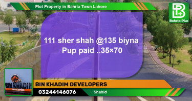 Residential Plot for Sale in Bahria Town, Lahore - (BP-84344)