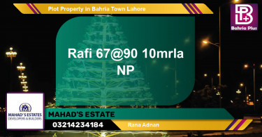 Residential Plot for Sale in Bahria Town, Lahore - (BP-84395)