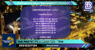 Residential Plot for Sale in Bahria Town, Lahore - (BP-84417)