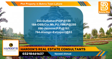 Residential Plot for Sale in Bahria Town, Lahore - (BP-84436)