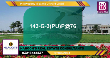 Residential Plot for Sale in Bahria Orchard, Lahore - (BP-84439)