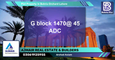 Residential Plot for Sale in Bahria Orchard, Lahore - (BP-84474)
