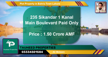 Residential Plot for Sale in Bahria Town, Lahore - (BP-84476)