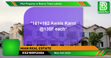 Residential Plot for Sale in Bahria Town, Lahore - (BP-84485)