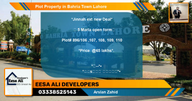 Residential Plot for Sale in Bahria Town, Lahore - (BP-84539)