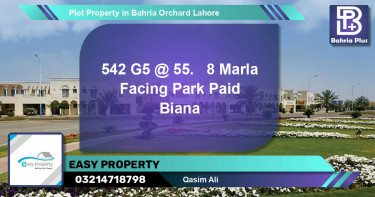 Residential Plot for Sale in Bahria Orchard, Lahore - (BP-84544)