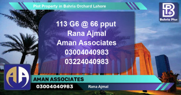 Residential Plot for Sale in Bahria Orchard, Lahore - (BP-84560)