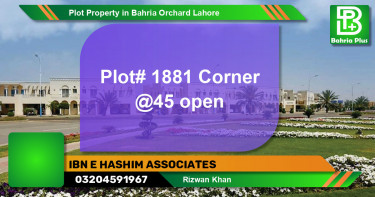 Residential Plot for Sale in Bahria Orchard, Lahore - (BP-84606)