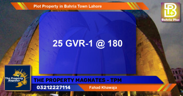 Residential Plot for Sale in Bahria Town, Lahore - (BP-84610)
