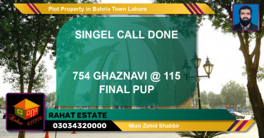 Residential Plot for Sale in Bahria Town, Lahore - (BP-84641)