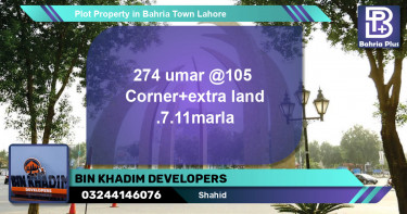Residential Plot for Sale in Bahria Town, Lahore - (BP-84645)