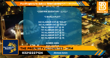 Residential Plot for Sale in Bahria Town, Lahore - (BP-84676)