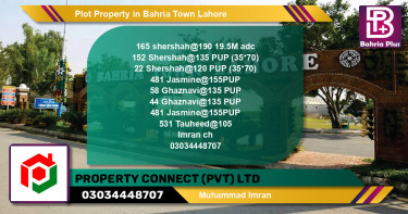 Residential Plot for Sale in Bahria Town, Lahore - (BP-84688)
