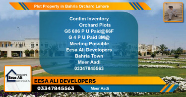 Residential Plot for Sale in Bahria Orchard, Lahore - (BP-84689)
