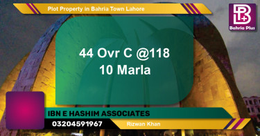Residential Plot for Sale in Bahria Town, Lahore - (BP-84696)