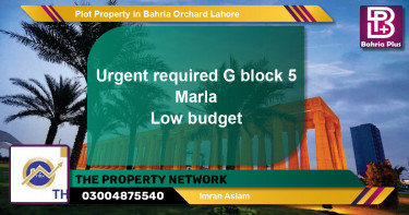 Residential Plot for Sale in Bahria Orchard, Lahore - (BP-84760)