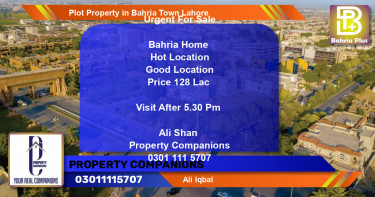 Residential Plot for Sale in Bahria Town, Lahore - (BP-84769)