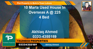 Residential Plot for Sale in Bahria Town, Lahore - (BP-84832)