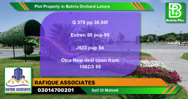 Residential Plot for Sale in Phase 2 - G Block -  Bahria Orchard, Lahore - (BP-84839)