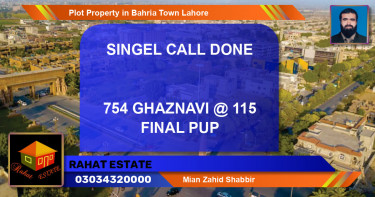 Residential Plot for Sale in Bahria Town, Lahore - (BP-84871)