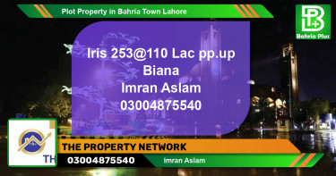 Residential Plot for Sale in Bahria Town, Lahore - (BP-84891)