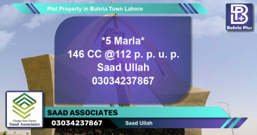Residential Plot for Sale in Bahria Town, Lahore - (BP-84917)