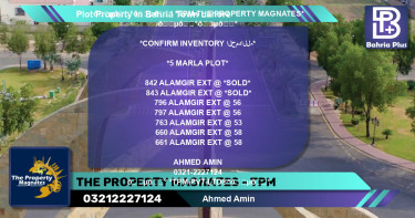 Residential Plot for Sale in Bahria Town, Lahore - (BP-84927)