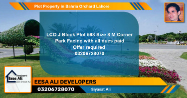 Residential Plot for Sale in Bahria Orchard, Lahore - (BP-84936)