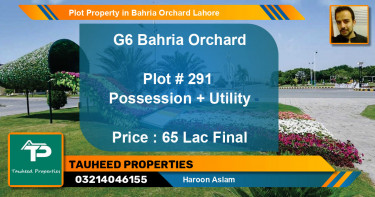 Residential Plot for Sale in Bahria Orchard, Lahore - (BP-84945)