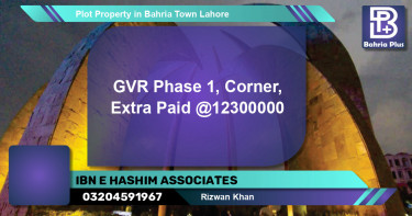 Residential Plot for Sale in Bahria Town, Lahore - (BP-85089)