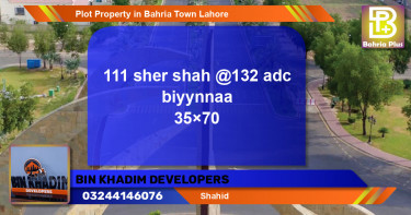 Residential Plot for Sale in Bahria Town, Lahore - (BP-85106)