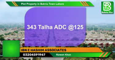 Residential Plot for Sale in Bahria Town, Lahore - (BP-85161)