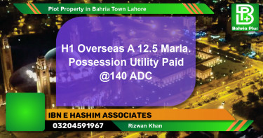 Residential Plot for Sale in Bahria Town, Lahore - (BP-85170)