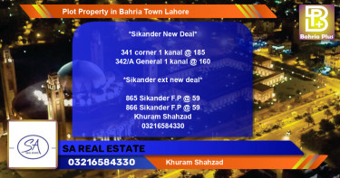 Residential Plot for Sale in Bahria Town, Lahore - (BP-85204)