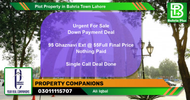 Residential Plot for Sale in Bahria Town, Lahore - (BP-85206)