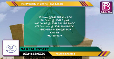Residential Plot for Sale in Bahria Town, Lahore - (BP-85209)