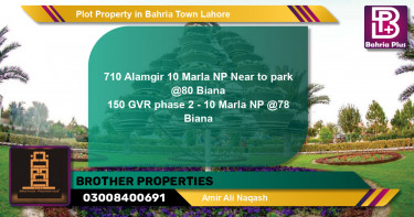 Residential Plot for Sale in Bahria Town, Lahore - (BP-85223)