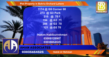 Residential Plot for Sale in Bahria Orchard, Lahore - (BP-85238)