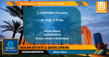 Residential Plot for Sale in Bahria Orchard, Lahore - (BP-85256)