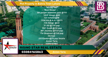 Residential Plot for Sale in Bahria Town, Lahore - (BP-85269)