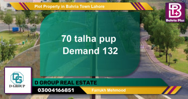 Residential Plot for Sale in Bahria Town, Lahore - (BP-85279)