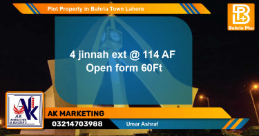 Residential Plot for Sale in Bahria Town, Lahore - (BP-85323)