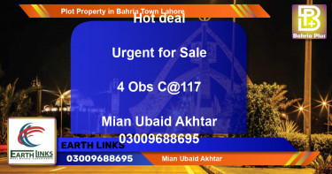 Residential Plot for Sale in Bahria Town, Lahore - (BP-85356)