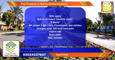 Residential Plot for Sale in Bahria Orchard, Lahore - (BP-85381)