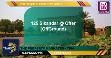 Residential Plot for Sale in Bahria Town, Lahore - (BP-85393)
