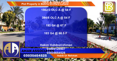 Residential Plot for Sale in Bahria Orchard, Lahore - (BP-85406)