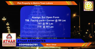 Residential Plot for Sale in Bahria Town, Lahore - (BP-85433)
