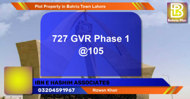 Residential Plot for Sale in Bahria Town, Lahore - (BP-85508)