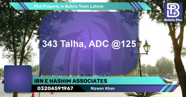 Residential Plot for Sale in Bahria Town, Lahore - (BP-85516)