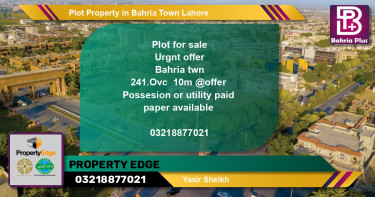 Residential Plot for Sale in Bahria Town, Lahore - (BP-85540)